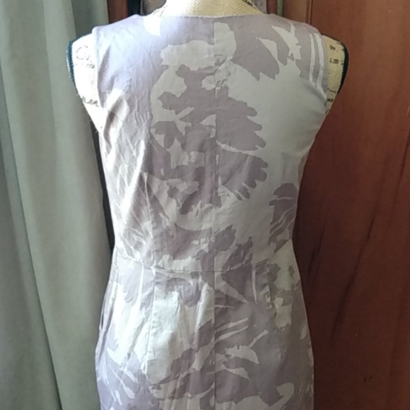 Loft Lavender and Dusty Pink Midi Dress - Picture 8 of 8